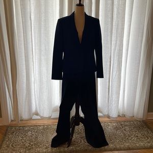 Nine West Navy Blue pinstripe 2 piece